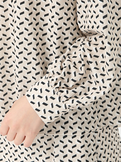 JUDY COLLECTION(ジュディコレクション) |ステンドジオメ プリント ブラウス シャツ