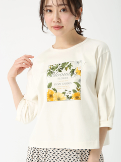 JUDY COLLECTION(ジュディコレクション) |ガーデンプリント トリアノンガーデン Tシャツ