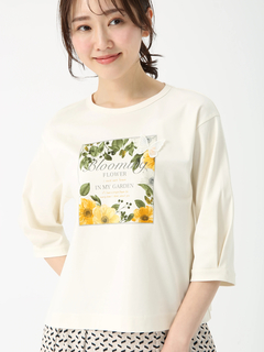 JUDY COLLECTION(ジュディコレクション) |ガーデンプリント トリアノンガーデン Tシャツ
