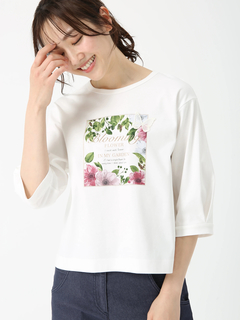 JUDY COLLECTION(ジュディコレクション) |ガーデンプリント トリアノンガーデン Tシャツ
