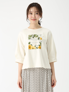 JUDY COLLECTION(ジュディコレクション) |ガーデンプリント トリアノンガーデン Tシャツ