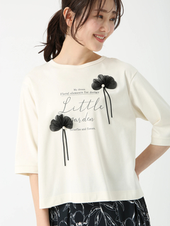 JUDY COLLECTION(ジュディコレクション) |フラワーモチーフ ウィスパーフルール Tシャツ