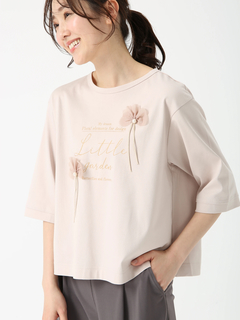 JUDY COLLECTION(ジュディコレクション) |フラワーモチーフ ウィスパーフルール Tシャツ