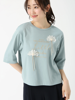 JUDY COLLECTION(ジュディコレクション) |フラワーモチーフ ウィスパーフルール Tシャツ