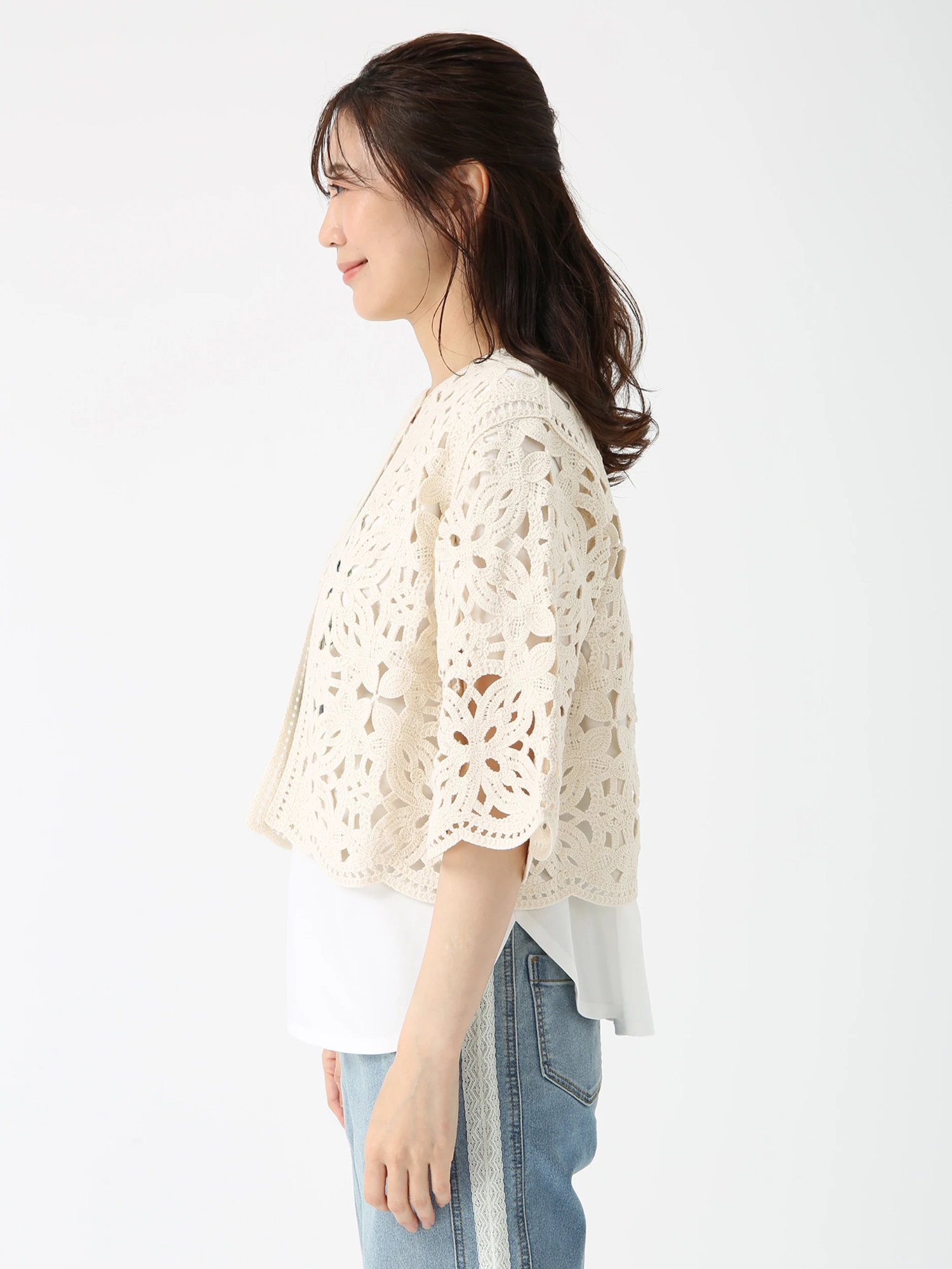 新品【洗える】JUDY COLLECTION ジュディ/カーディガン・ブルゾン クロッシェ カーディガン ｜ JUDY COLLECTION（ジュディコレクション
