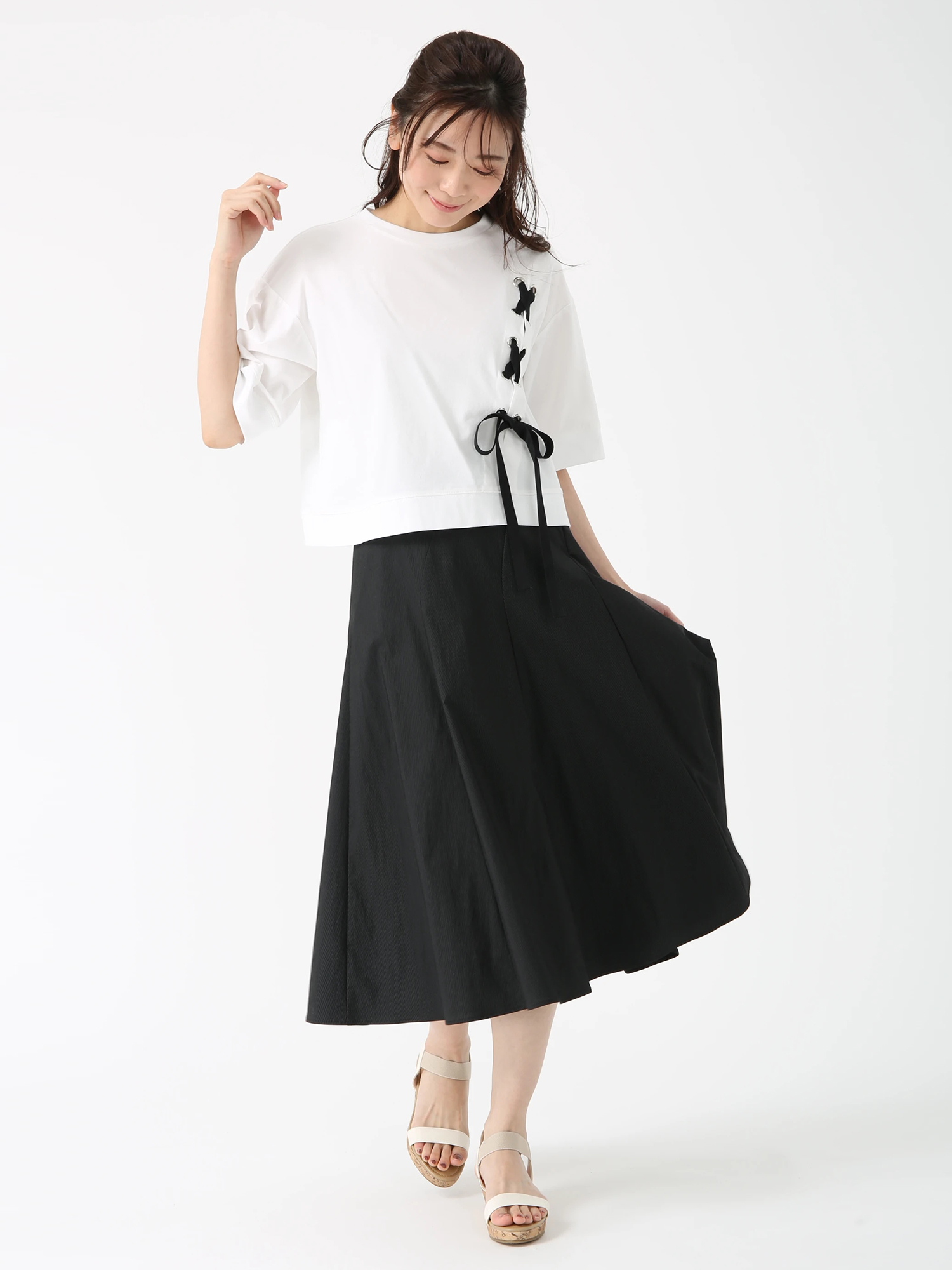 オーシャンストライプ スカート ｜ JUDY COLLECTION（ジュディ
