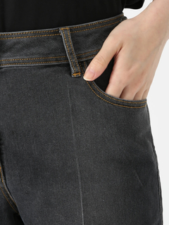 JUDY COLLECTION(ジュディコレクション) |【カタログ掲載】スソ切替 デニム キャンバス パンツ