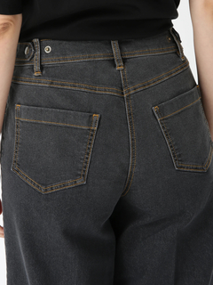 JUDY COLLECTION(ジュディコレクション) |【カタログ掲載】スソ切替 デニム キャンバス パンツ