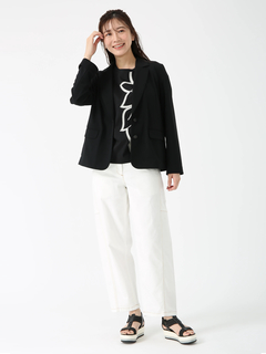 JUDY COLLECTION(ジュディコレクション) |【カタログ掲載】【日本製】モードフラワー Tシャツ