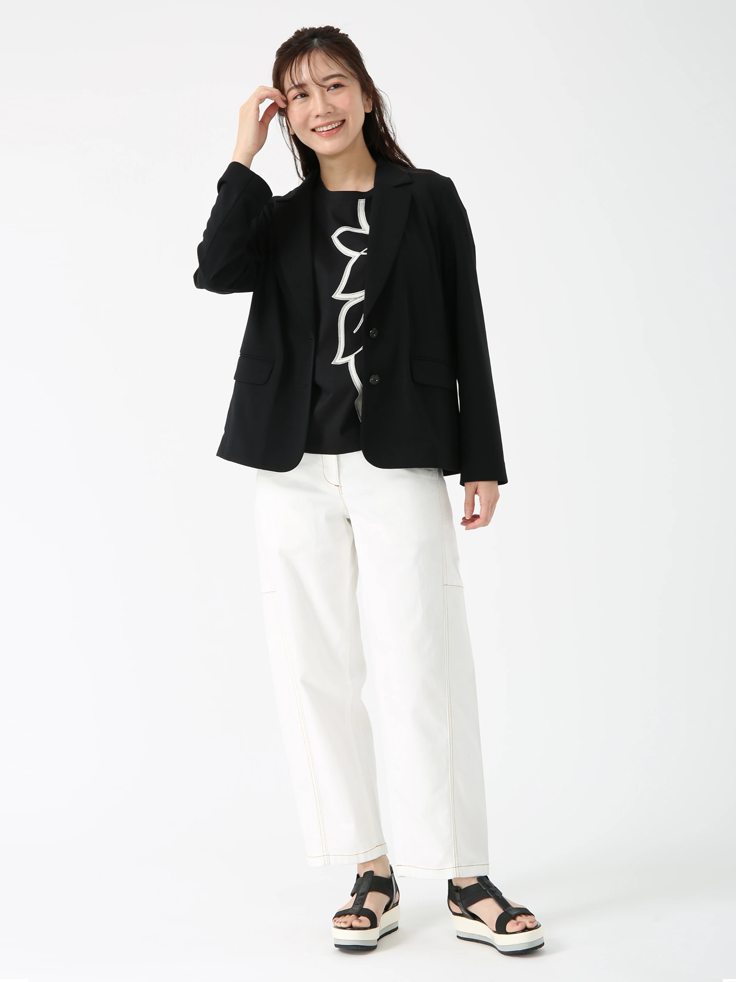 カタログ掲載】モードフラワー Tシャツ ｜ JUDY COLLECTION（ジュディ