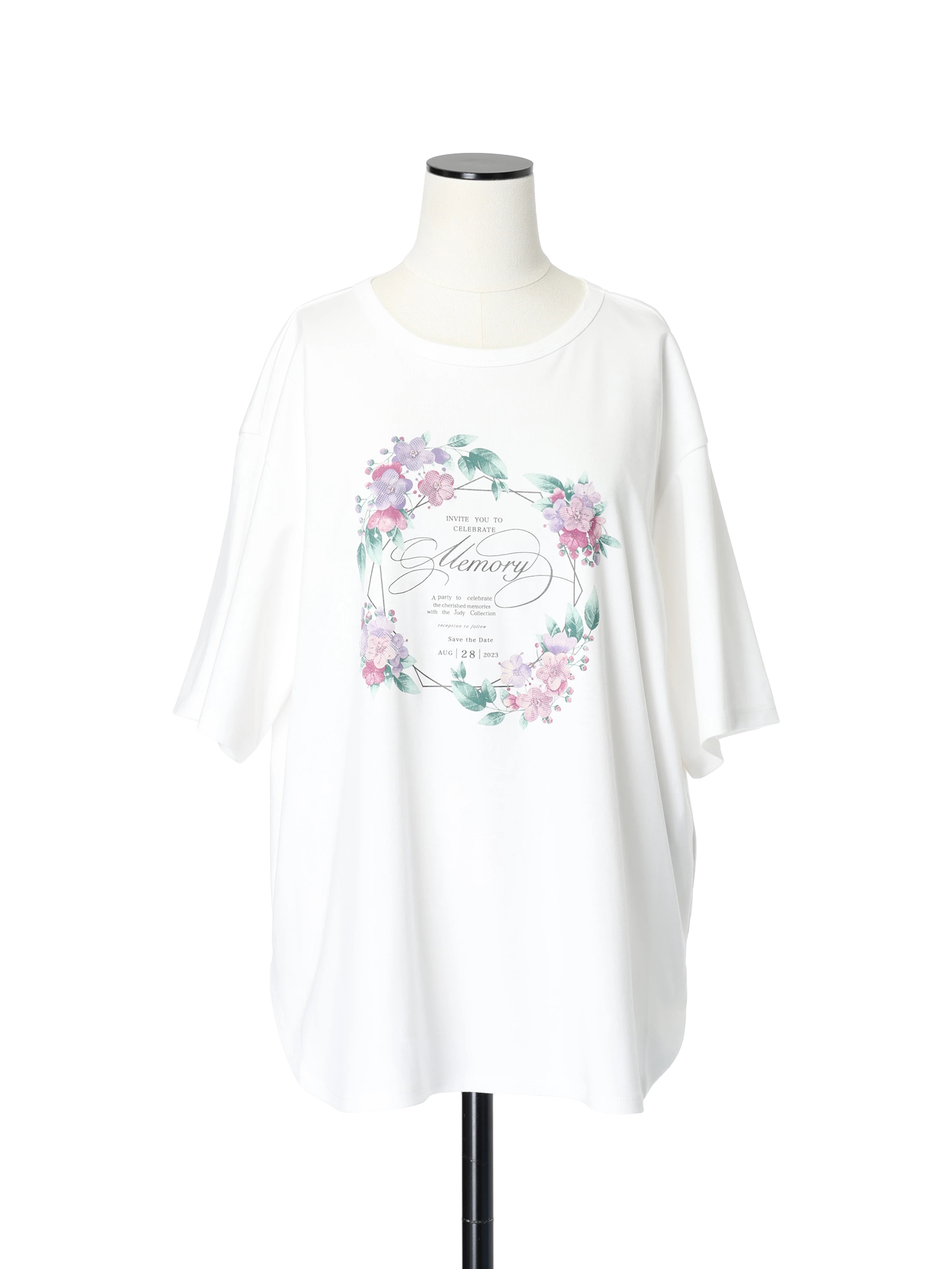 カタログ掲載】ウィステリアサークル Tシャツ プリントT ｜ JUDY 