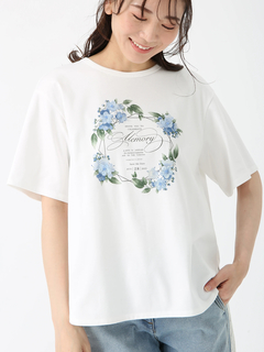 JUDY COLLECTION(ジュディコレクション) |【カタログ掲載】ウィステリアサークル Tシャツ プリントT