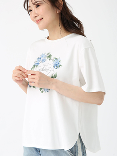 JUDY COLLECTION(ジュディコレクション) |【カタログ掲載】ウィステリアサークル Tシャツ プリントT