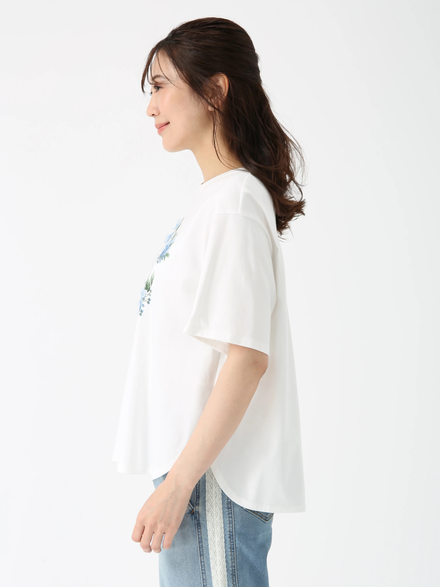 カタログ掲載】ウィステリアサークル Tシャツ プリントT ｜ JUDY