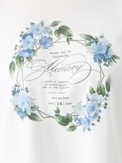 JUDY COLLECTION(ジュディコレクション) |【カタログ掲載】ウィステリアサークル Tシャツ プリントT