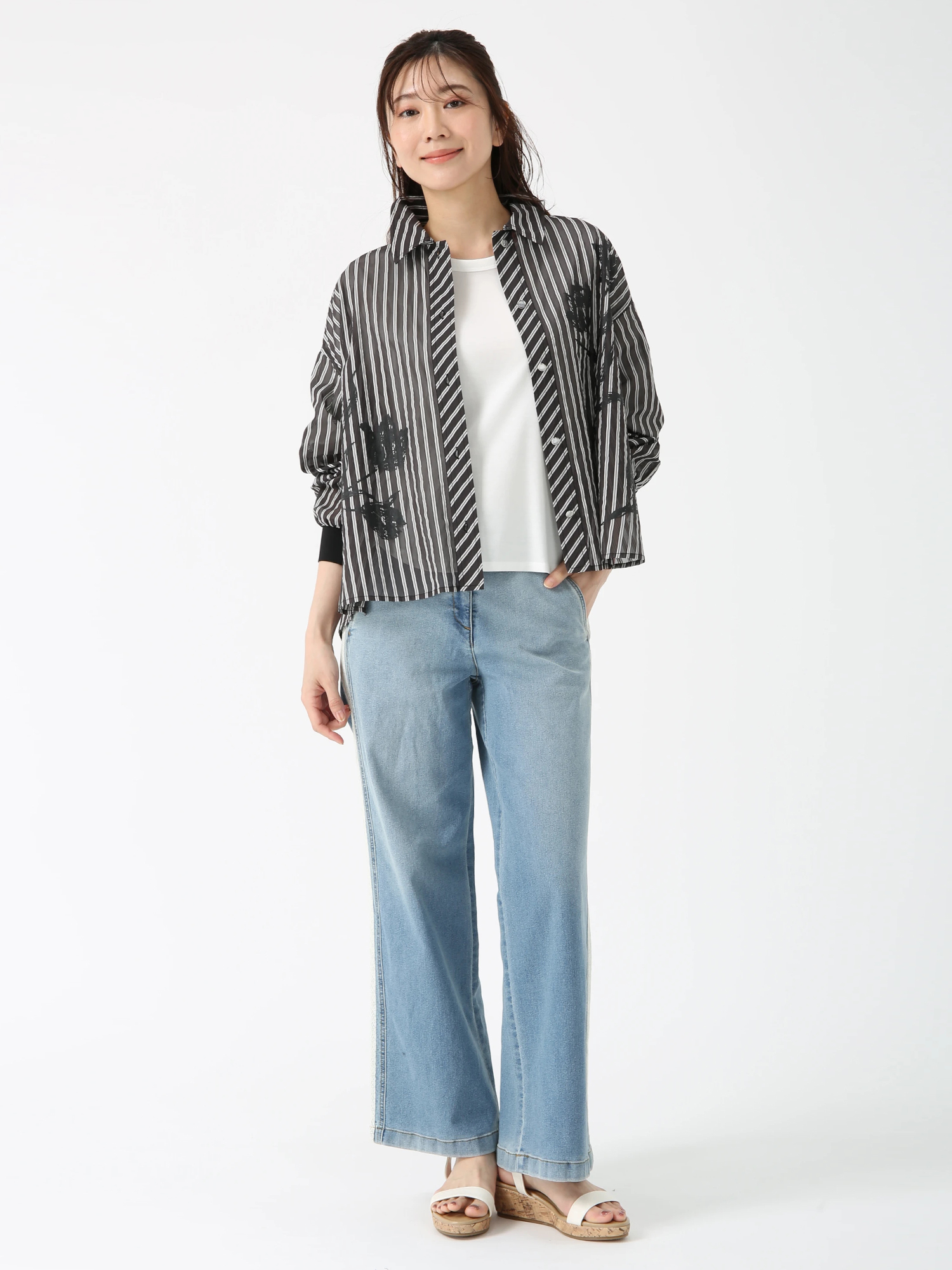 りゅにしまＪＵＤＹＡＮＤＭＡＲＹＴシャツ（白） プレミアムテンジク Tシャツ ｜ JUDY COLLECTION（ジュディ