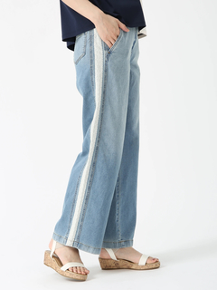 JUDY COLLECTION(ジュディコレクション) |【カタログ掲載】レースライン キャンバス デニム パンツ