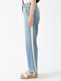 JUDY COLLECTION(ジュディコレクション) |【カタログ掲載】レースライン キャンバス デニム パンツ