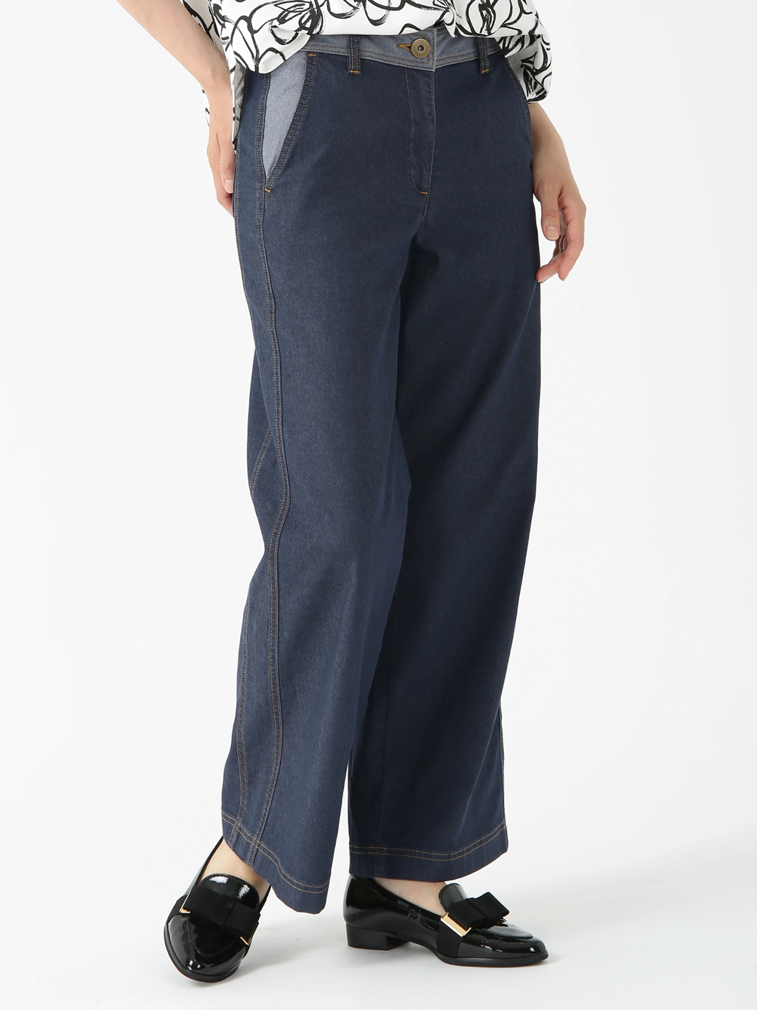 ナイルです ストレッチツイル パンツ ｜ JUDY COLLECTION（ジュディコレクション