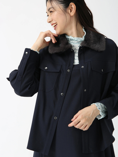 JUDY COLLECTION(ジュディコレクション) |TRラメストライプ ブルゾン