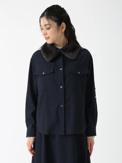 JUDY COLLECTION(ジュディコレクション) |TRラメストライプ ブルゾン