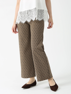 JUDY COLLECTION(ジュディコレクション) |ジオメ ドット ジャージ パンツ