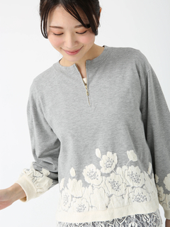 JUDY COLLECTION(ジュディコレクション) |モール ジャガード ニット プルオーバー