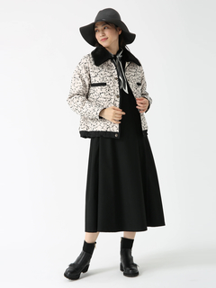 JUDY COLLECTION(ジュディコレクション) |スェーディーストレッチ ニットスカーフ付 プルオーバー