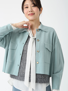 JUDY COLLECTION(ジュディコレクション) |リッチアセテート ニット カーディガン