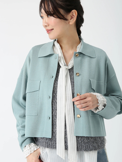 JUDY COLLECTION(ジュディコレクション) |リッチアセテート ニット カーディガン