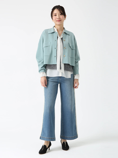 JUDY COLLECTION(ジュディコレクション) |リッチアセテート ニット カーディガン