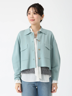JUDY COLLECTION(ジュディコレクション) |リッチアセテート ニット カーディガン