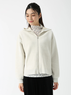 JUDY COLLECTION(ジュディコレクション) |グロッシーモール ニット パーカー フーディー