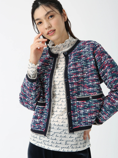 JUDY COLLECTION(ジュディコレクション) |モール ツイード ジャケット ブルゾン