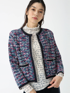 JUDY COLLECTION(ジュディコレクション) |モール ツイード ジャケット ブルゾン