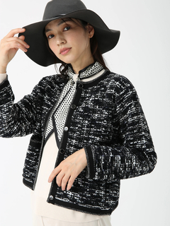 JUDY COLLECTION(ジュディコレクション) |モール ツイード ジャケット ブルゾン