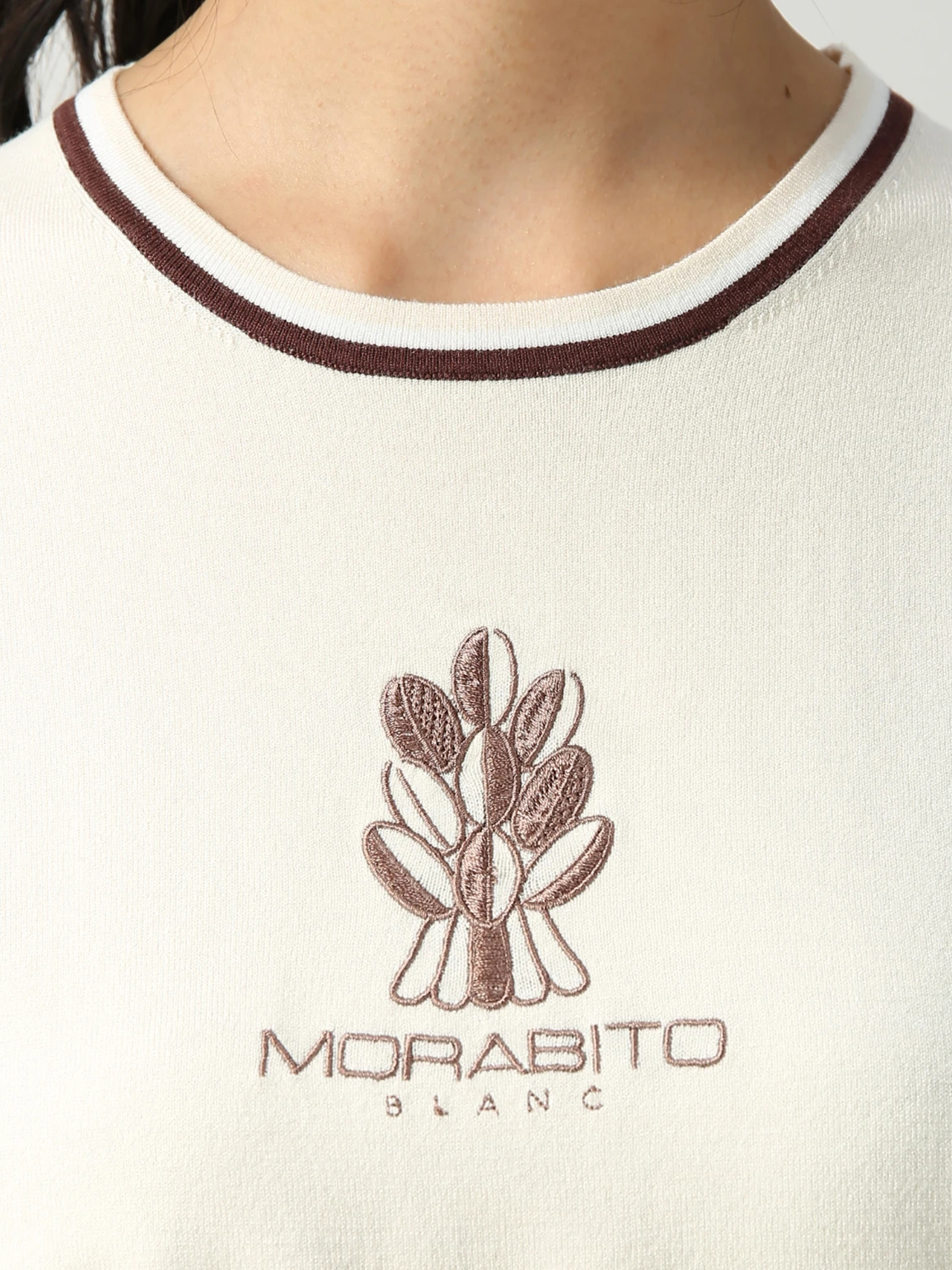 MORABITO BLANCモラビトブラン｜ストレッチクラフトセーター