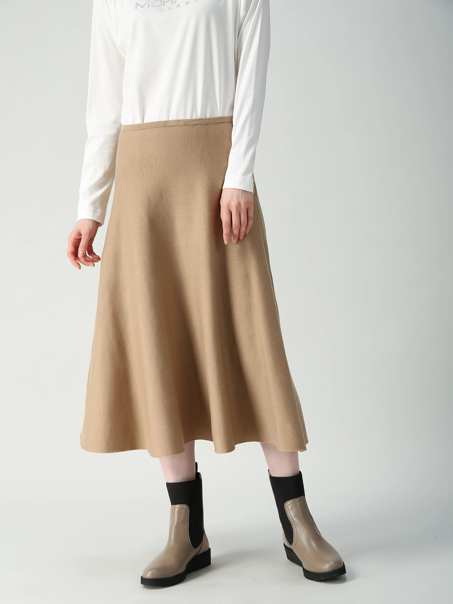 モラビト スカート - ひざ丈スカート