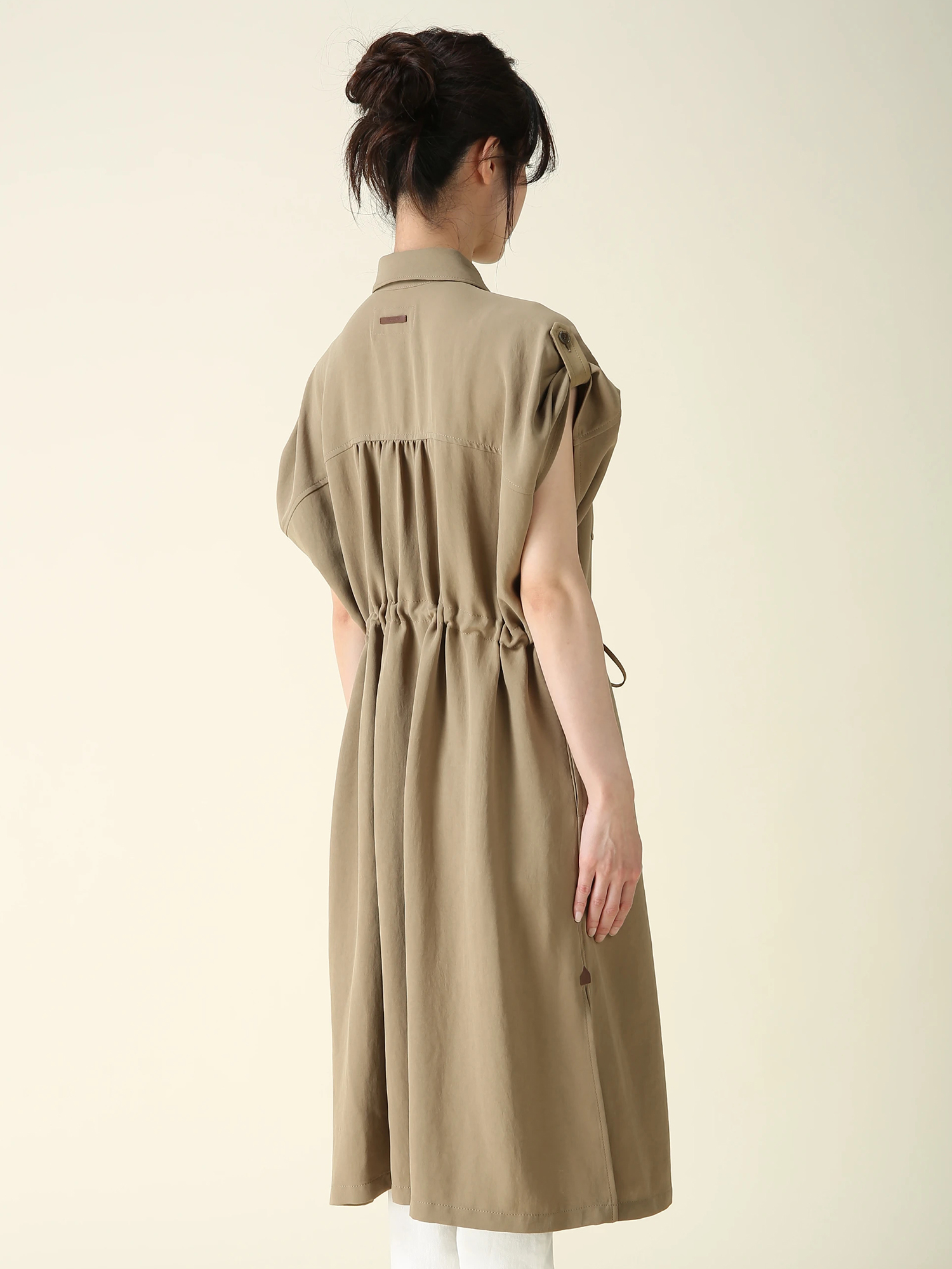 SALE 7/31(木)で終了】 シルキー アセテート ベスト ジレ