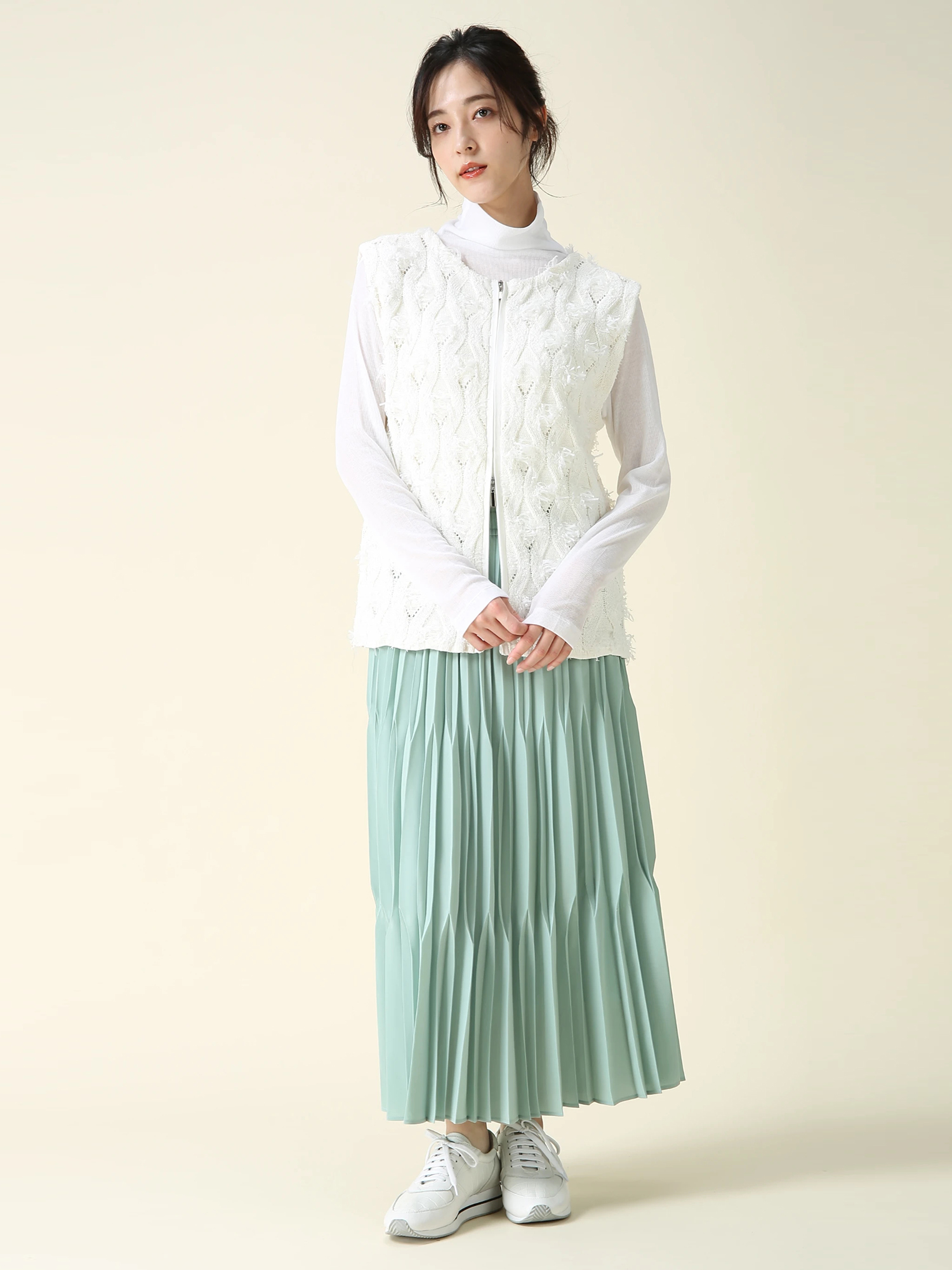 ヴィーナス プリーツスカート 日本製 ｜ MORABITO BLANC 