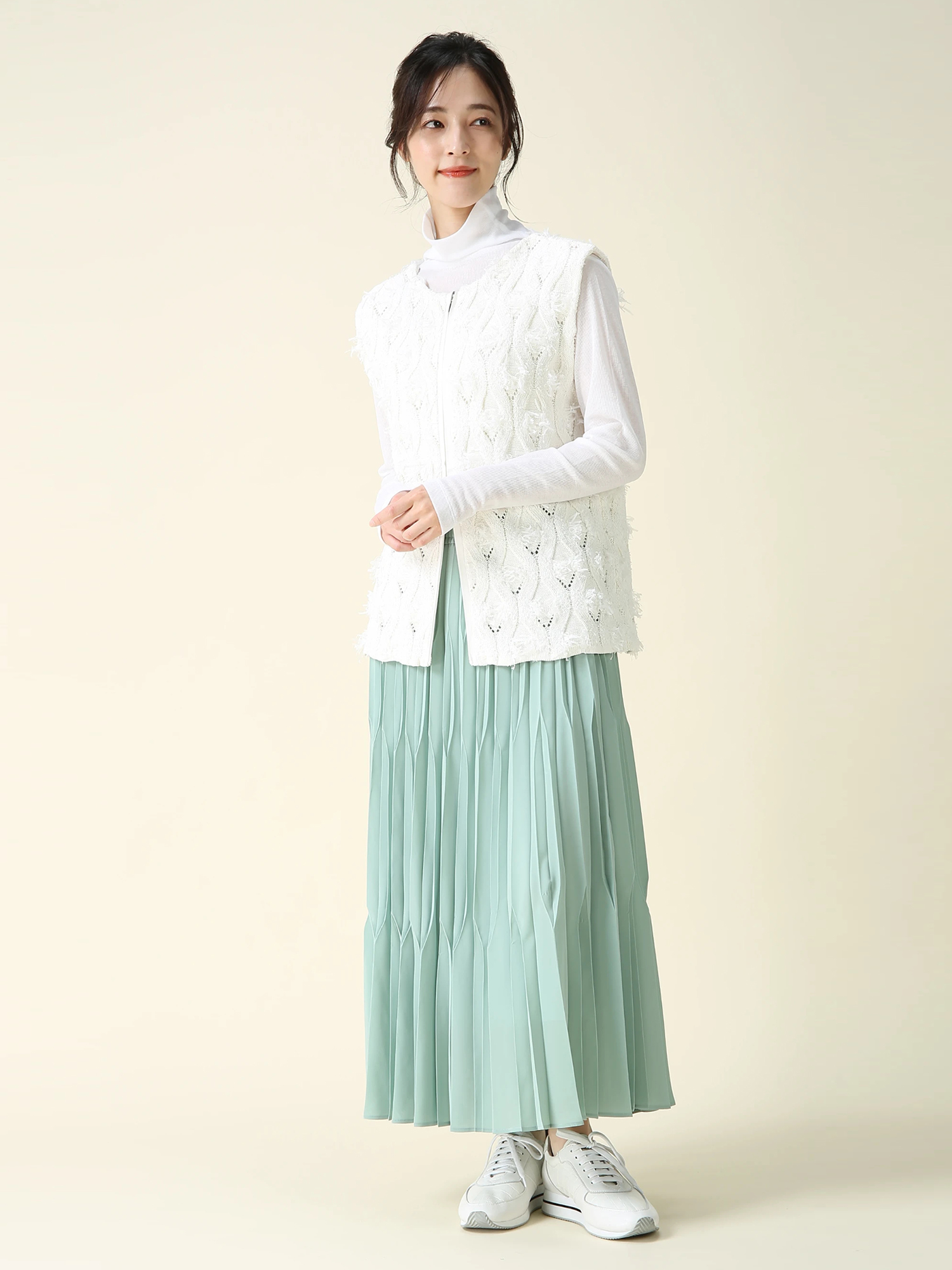 ヴィーナス プリーツスカート 日本製 ｜ MORABITO BLANC
