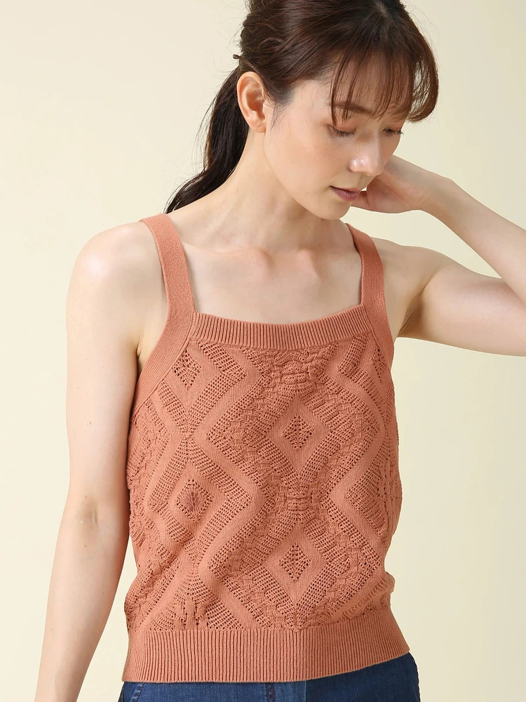 MORABITO BLANC モラビトブランペーパーアンサンブルニット