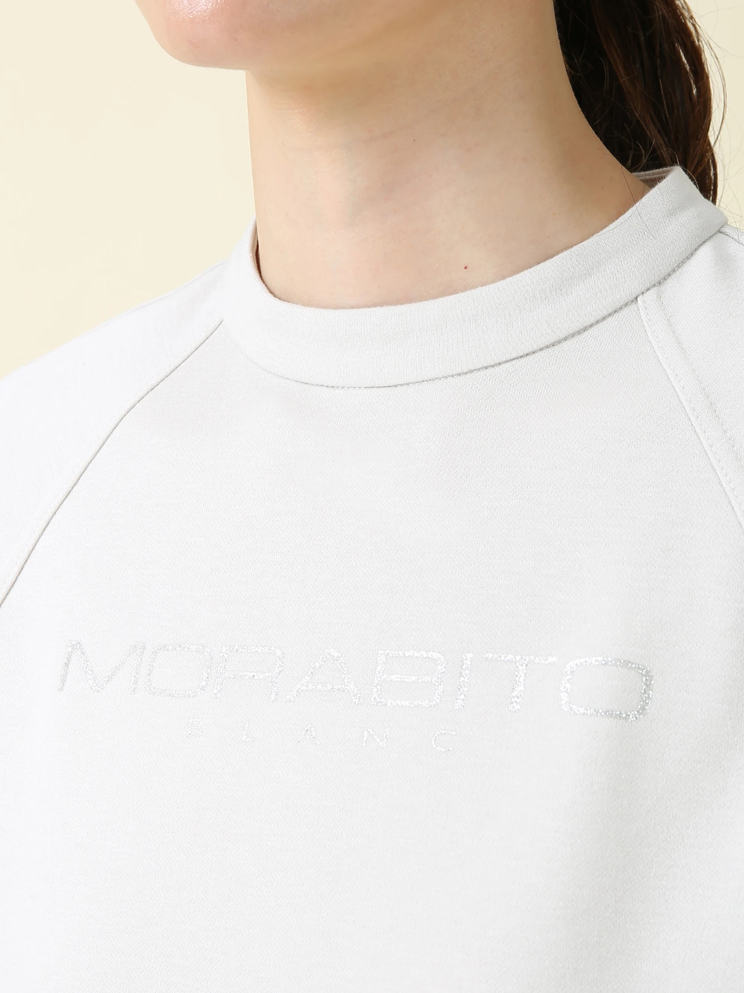 【極美品】MORABITO BLANC モラビト　プルオーバー　刺繍　ロゴ 極美品】MORABITO BLANC モラビト プルオーバー 刺繍 ロゴ