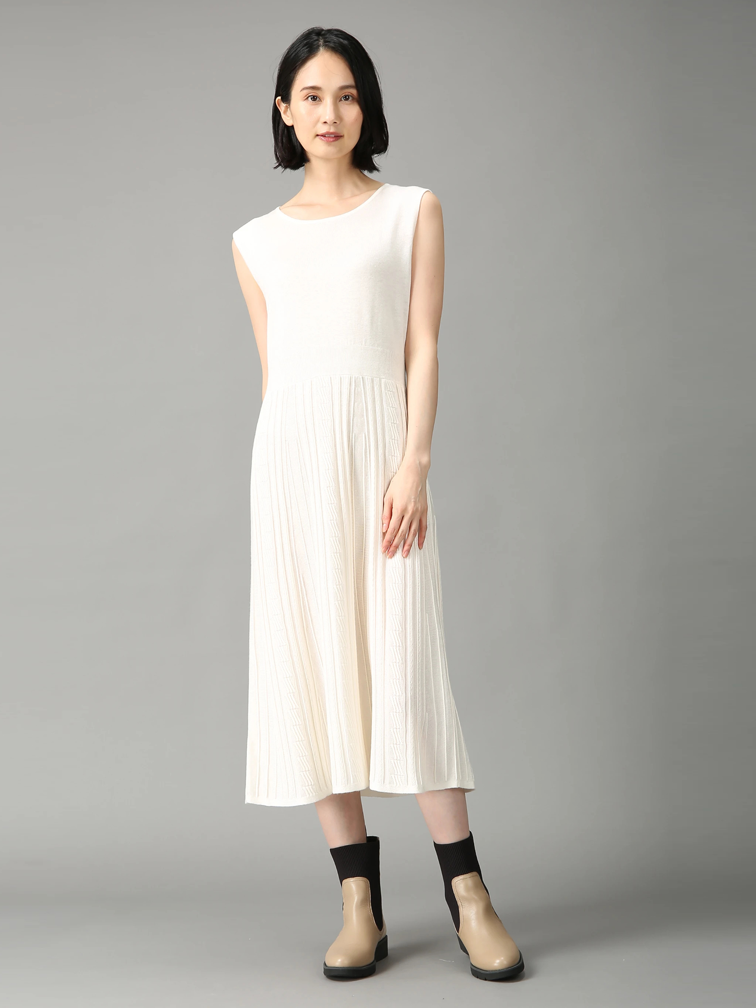 新品モラビト MORABITO・BLANCワンピース9~11グラフィック麦プリ アルゼンティ プリント ワンピース ｜ MORABITO BLANC（モラビト