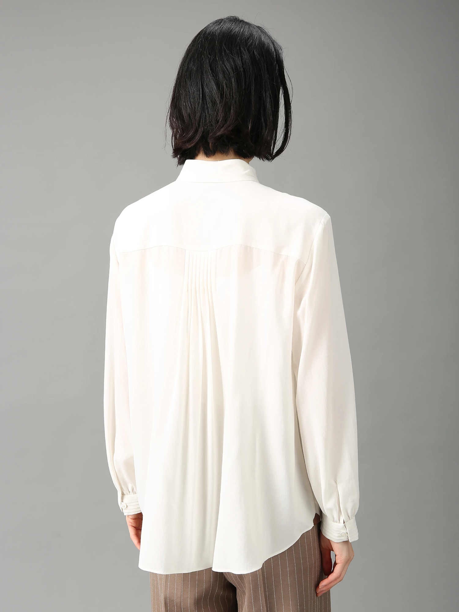 SALE 7/31(木)で終了】 トリアセ コットン ブラウス シャツ