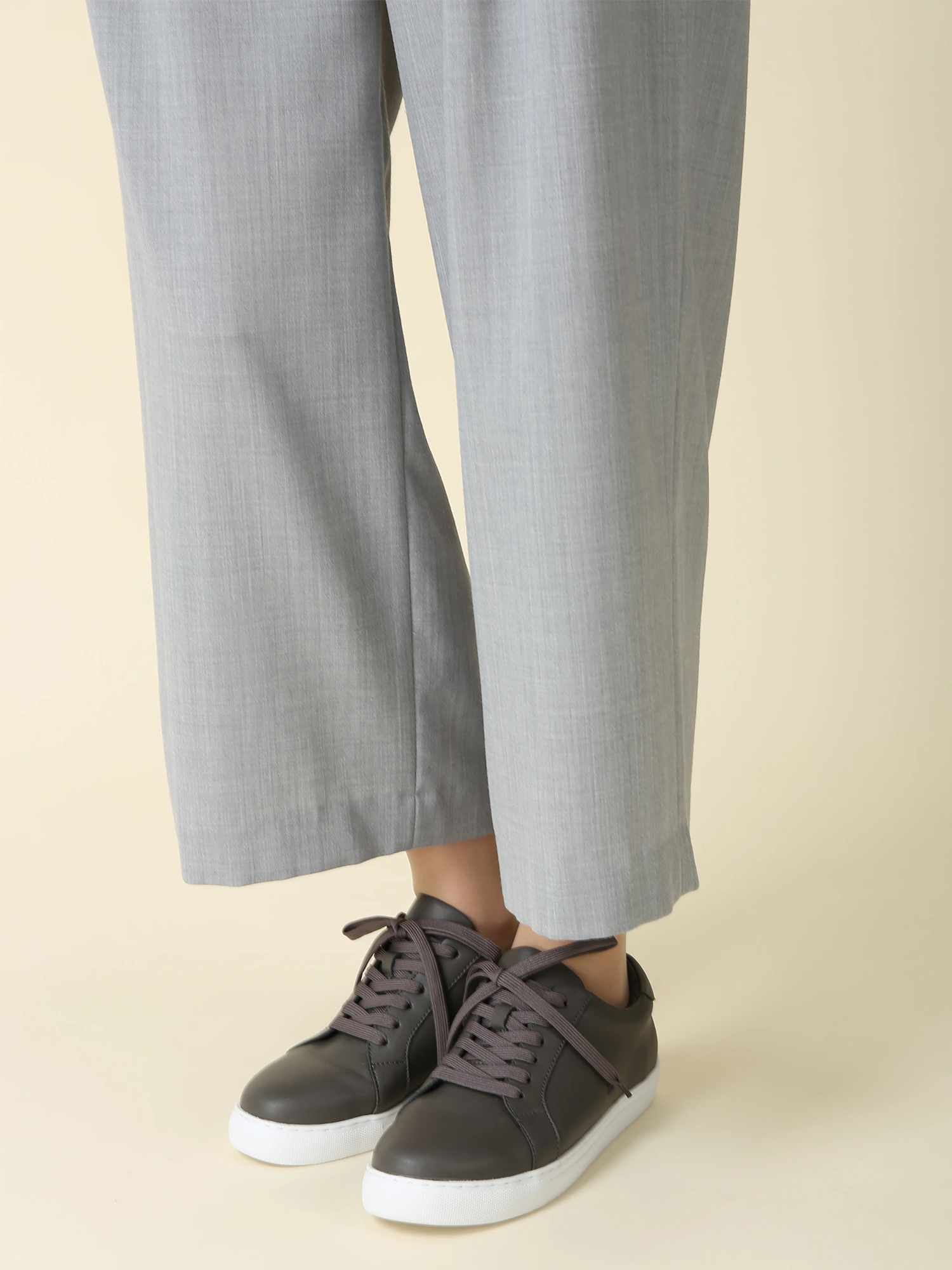 モラビト　ワイドパンツ　38 ストレッチ ツイル ワイド パンツ ｜ MORABITO BLANC（モラビトブラン