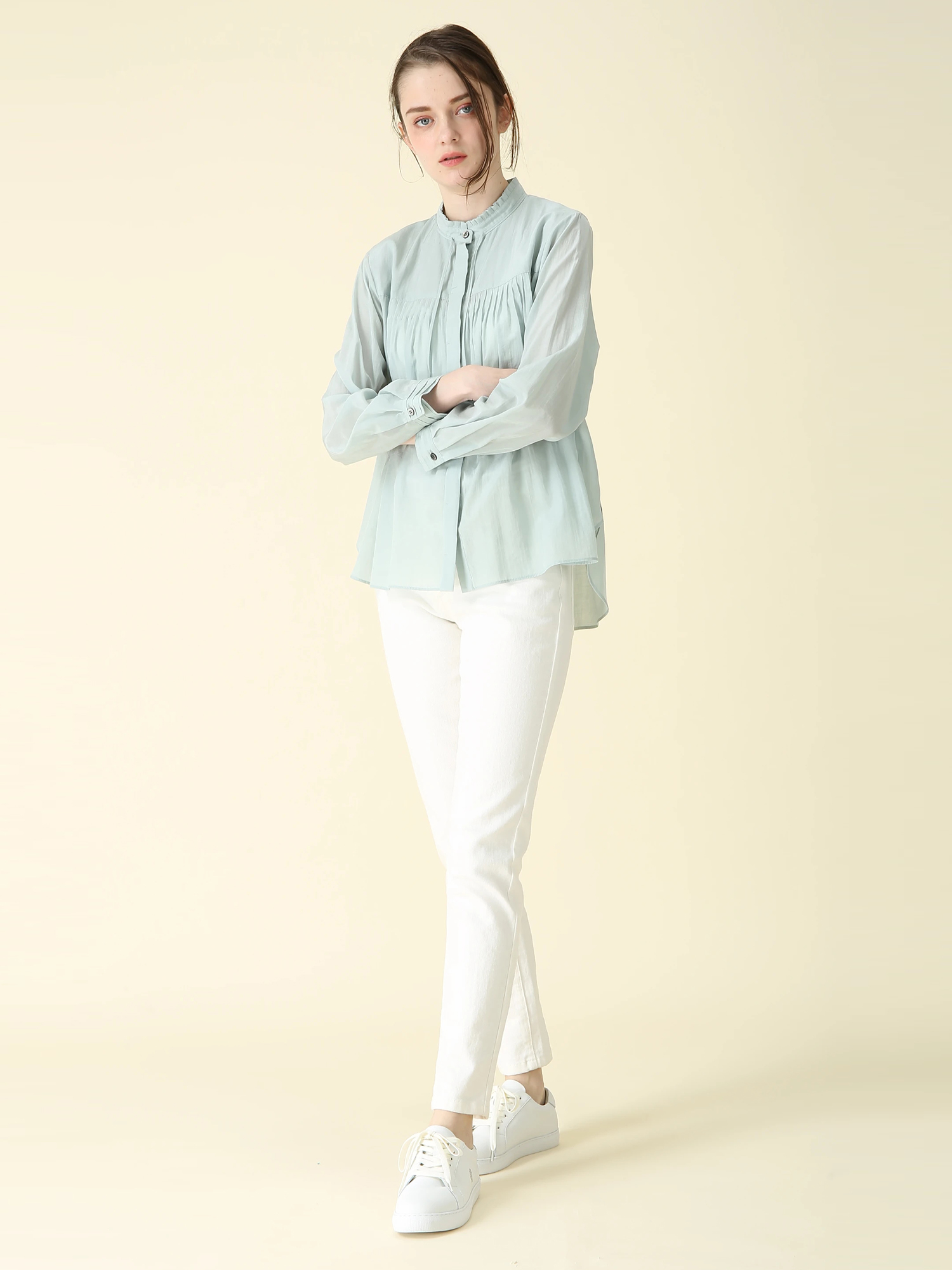SALE 7/31(木)で終了】 ライトローン ブラウス シャツ