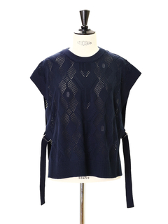 MORABITO BLANC(モラビトブラン) |ブレン コットン ニット ベスト ジレ