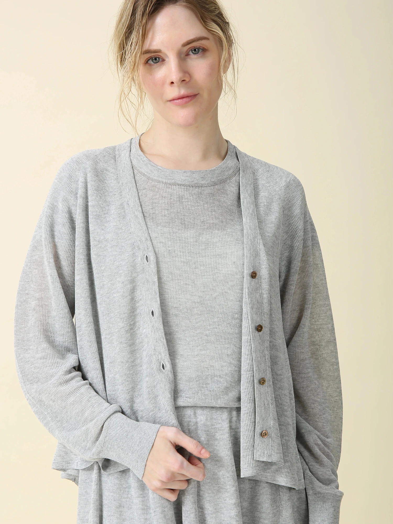 新品カタログ掲載モラビト MORABITO・BLANCカーディガン9~11