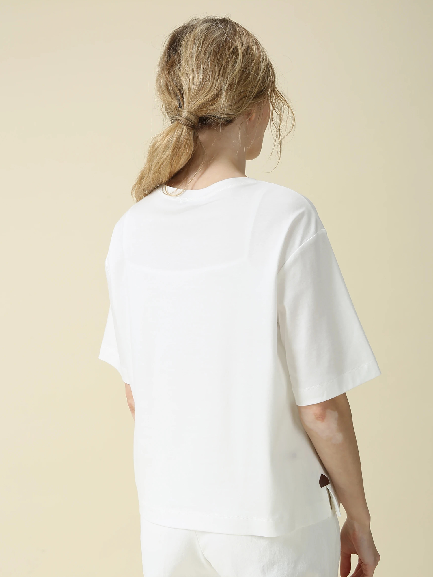 日本製】スムース ワンポイント Tシャツ ｜ MORABITO BLANC（モラビト